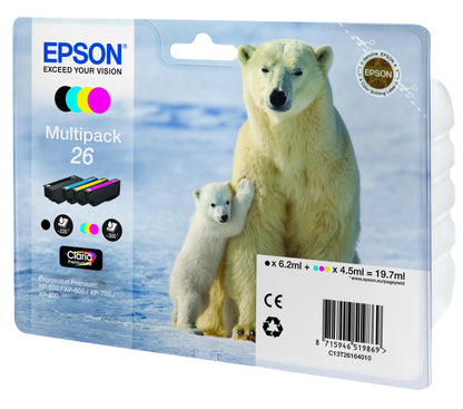 Epson C13T26164010 4-colours 26 Claria Premium Ink