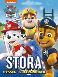 Paw patrol stora pyssel och målarboken