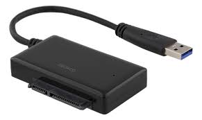 Deltaco Adapter USB-A 3.0 till SATA 6GB/s för 2.5" HDD - Svart