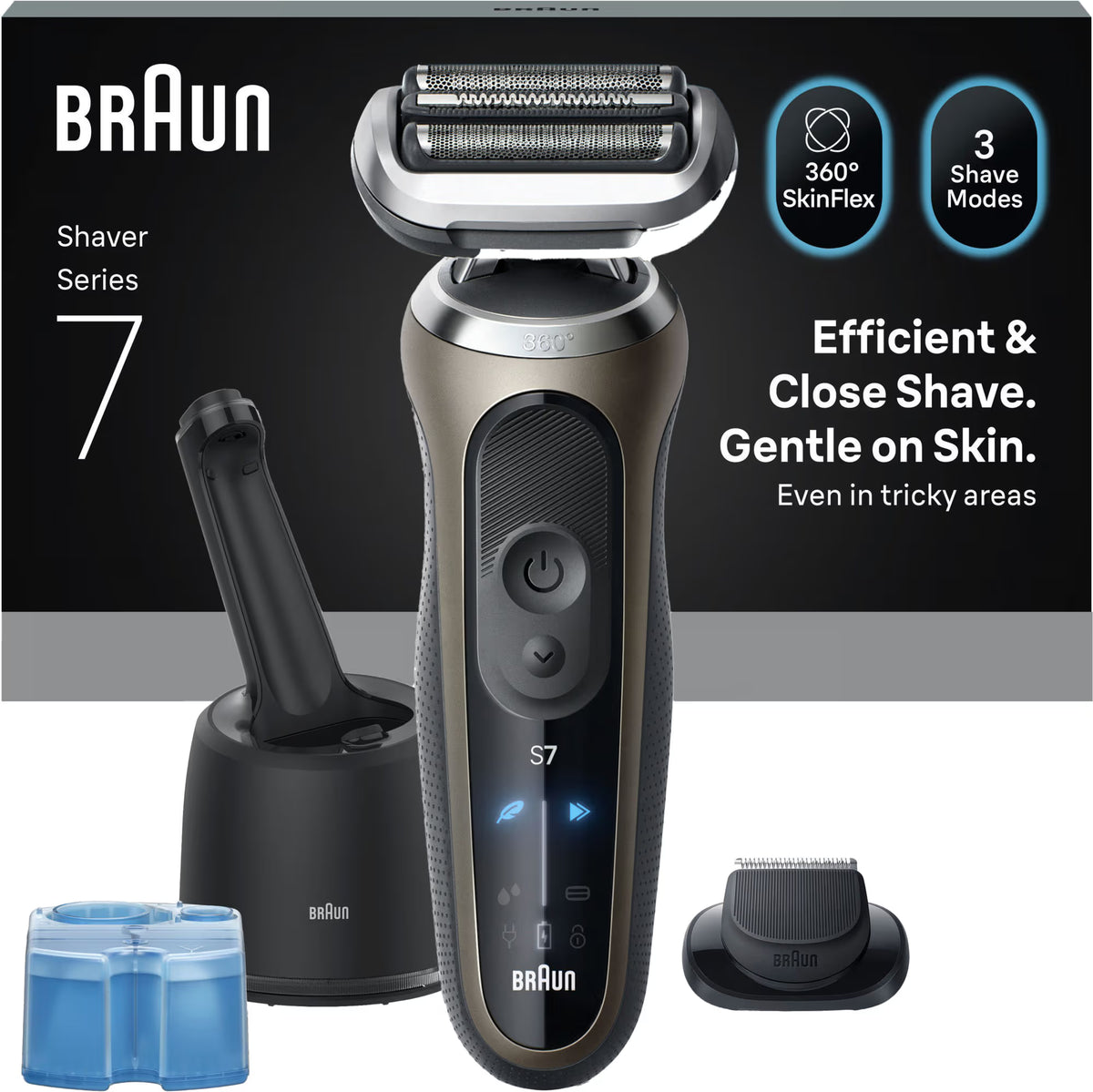 Braun Series 7 rakapparat 72-C7200cc (guld)