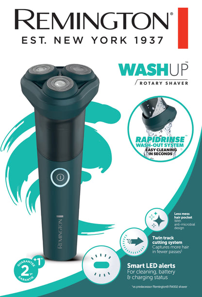 Remington RC4380 Washup roterande rakapparat 60 min (grön)