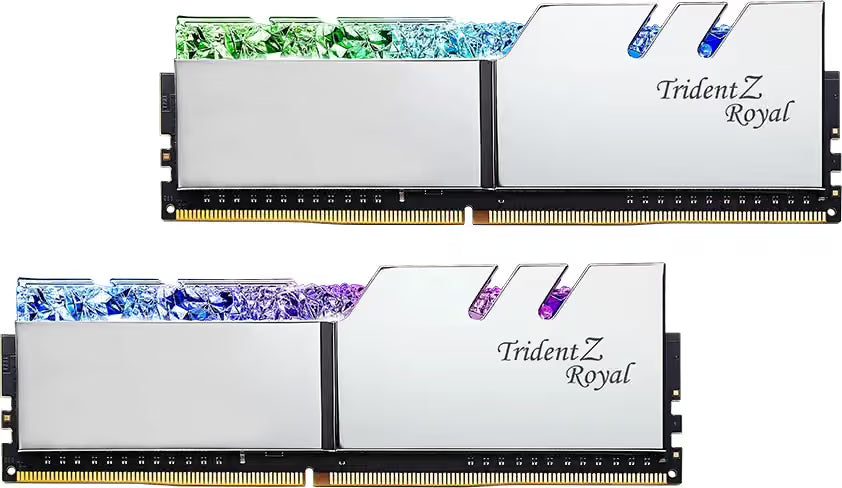 G.Skill Trident Z Royal DDR4 RAM 32GB (2x16GB) 3200MHz CL16 (silver)